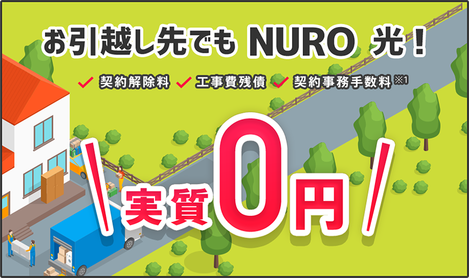 NURO 光を引越し後も継続利用する手続きの流れと注意点について