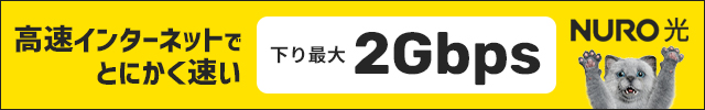 下り最大2Gbpsの高速インターネット