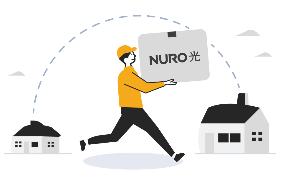 【公式】お引越し先でもNURO 光 契約期間なしプラン | NURO 光 2ギガ/10ギガ
