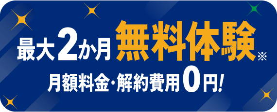 通信速度・信頼性 No.1受賞！Opensignal社 固定フロードバンド・エクスペリエンス 4部門1位 最大2か月無料体験 月額料金・解約費用0円！
