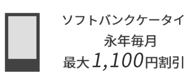 永年毎月最大1,100円割引
