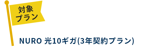 NURO 光 10ギガ(3年契約プラン)