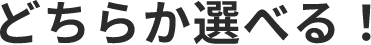 どちらか選べる!