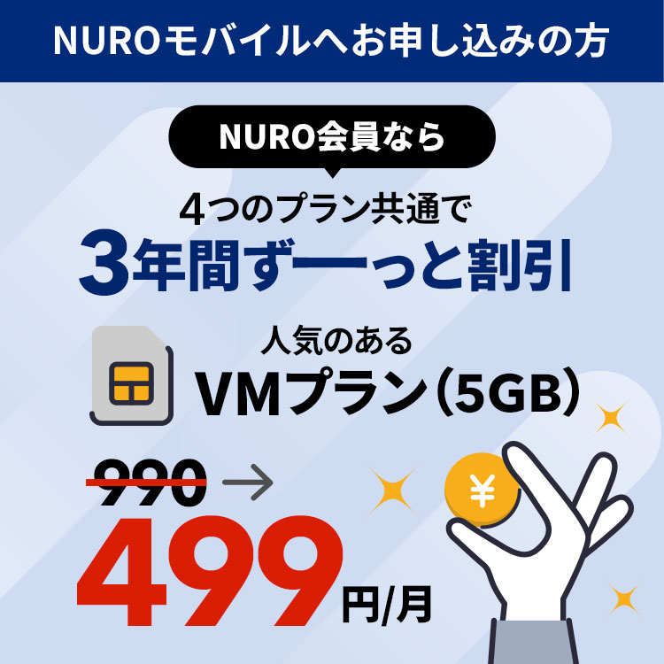 インターネットはNURO光