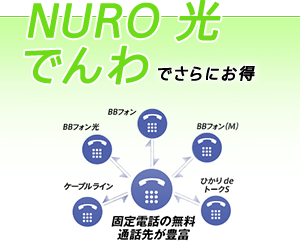 NURO 光 でんわでさらにお得