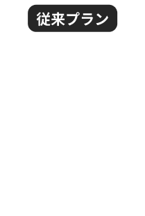 従来プラン NURO 光
                     月額基本料金3,850円～ （3ねん定額割適用時）