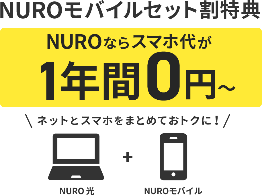 NUROモバイルセット割特典