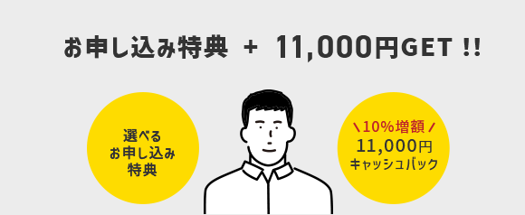 STEP 03：紹介を受けた人がNURO 光 に申し込み、ご利用開始されると後日11,000円をキャッシュバック！