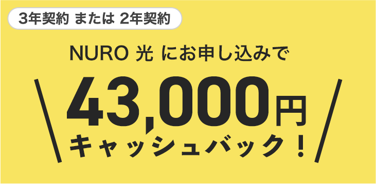 4.3万円 キャッシュバック